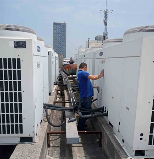 裕安中央空调制热和不制冷系统维修方法